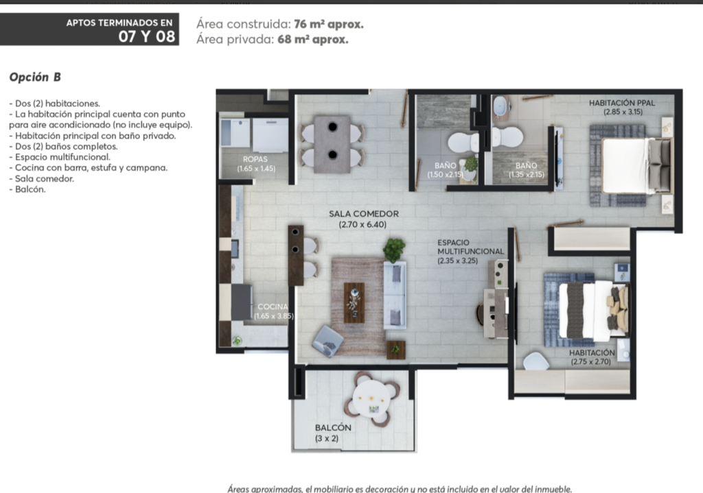 Apartamento en Cerritos