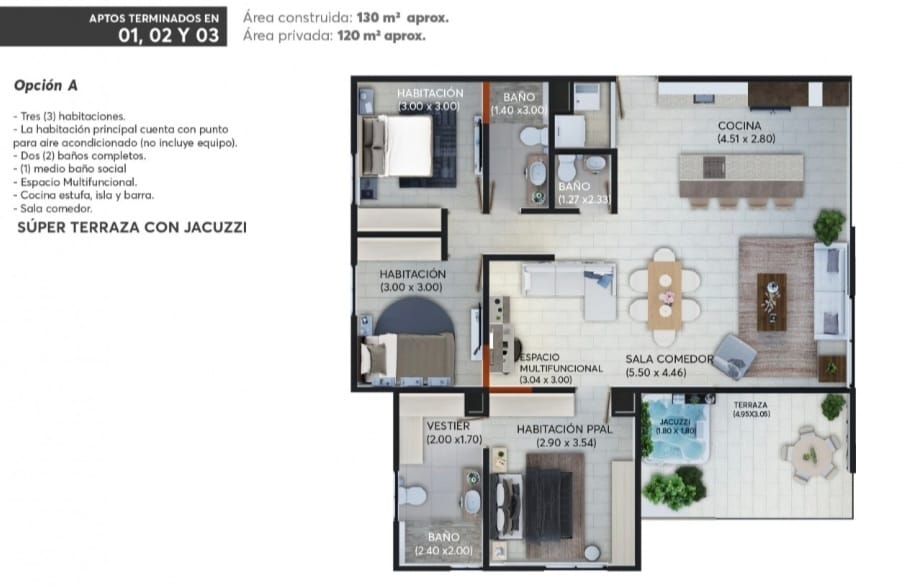 Apartamento para la venta en Cerritos