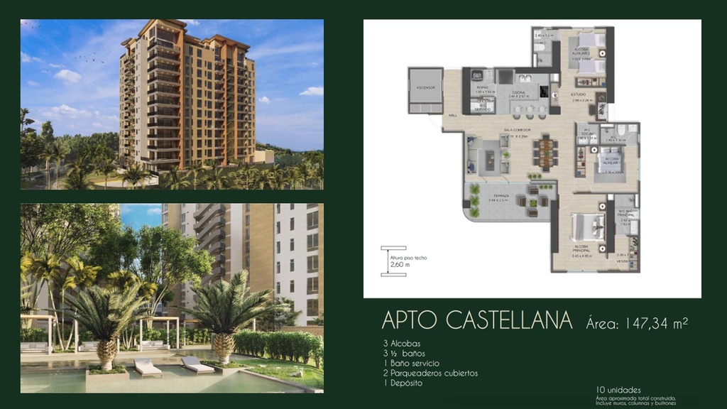 Apartamento en cesión proyecto Serrano