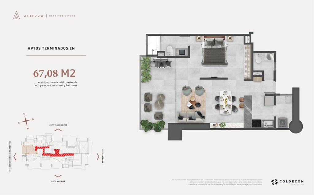 Cesión - Apartamento 504 en Altezza