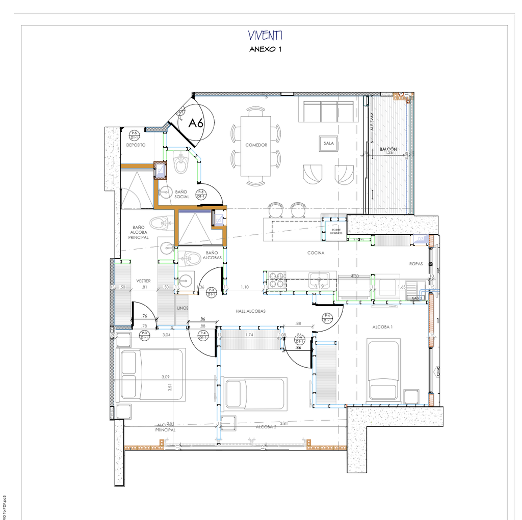 Apartamento para la venta en Vivendi