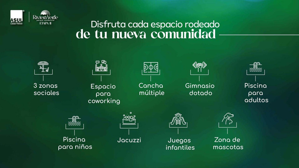 RIVIERA VERDE Etapa 2 - Casas