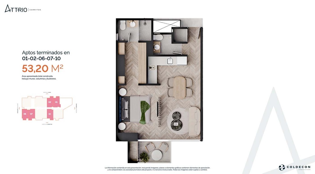 ATTRIO- Apartaestudios