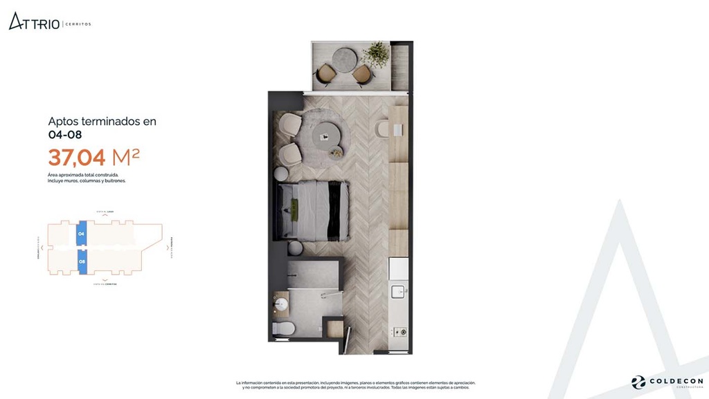 ATTRIO- Apartaestudios