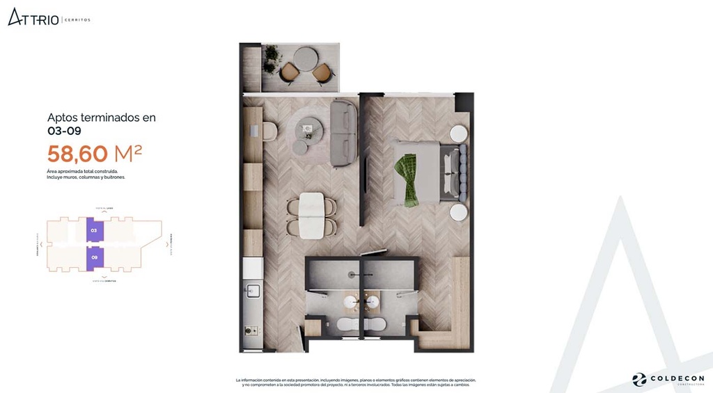 ATTRIO- Apartaestudios