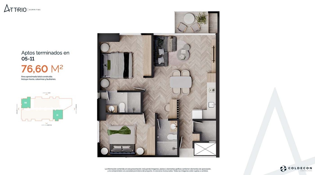 ATTRIO- Apartaestudios