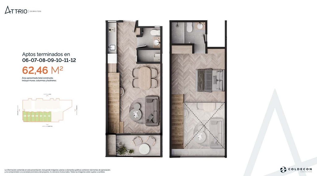 ATTRIO- Apartaestudios