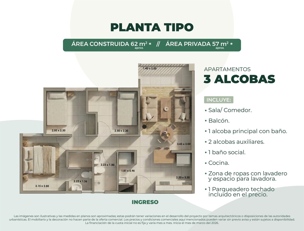 BELA VISTA - Apartamentos en Samaria