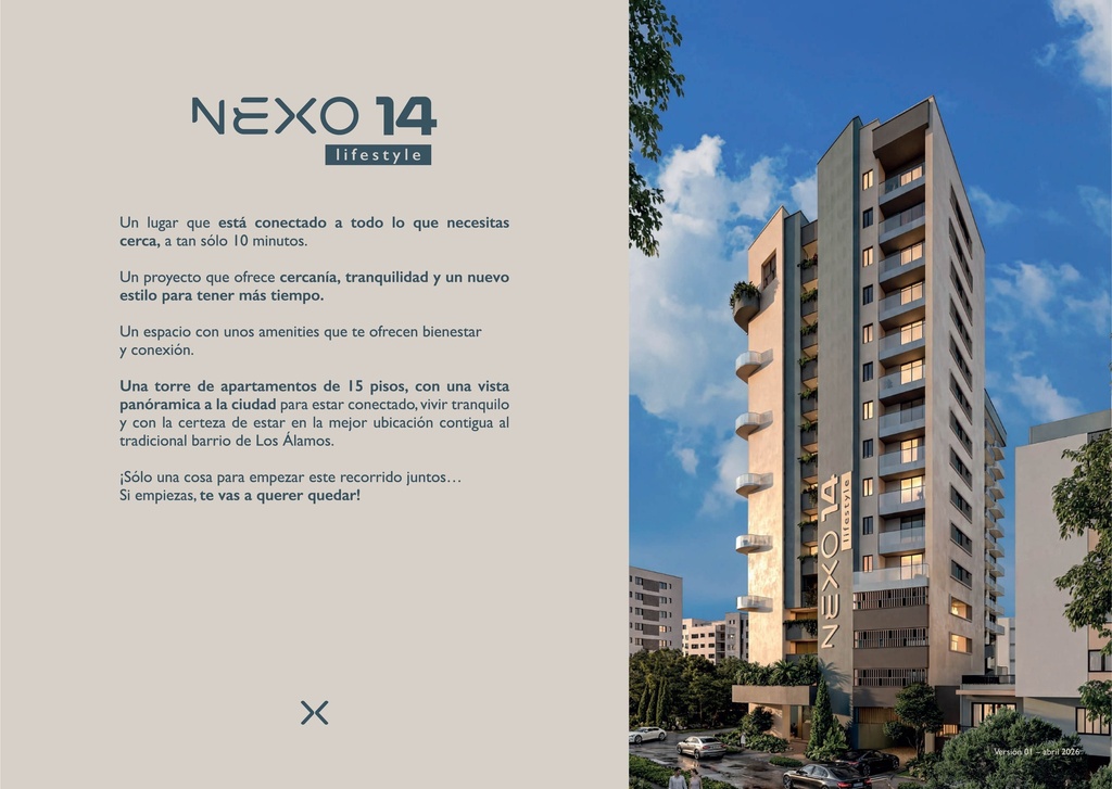 NEXO 14 - Apartamentos en Álamos