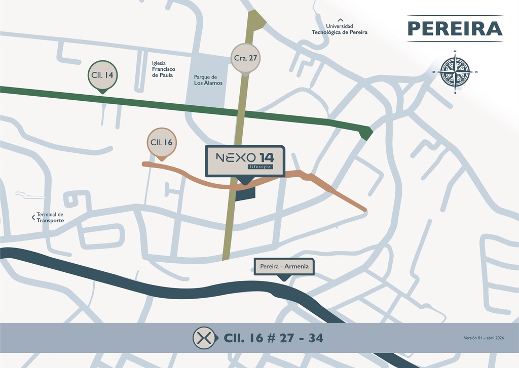 NEXO 14 - Apartamentos en Álamos