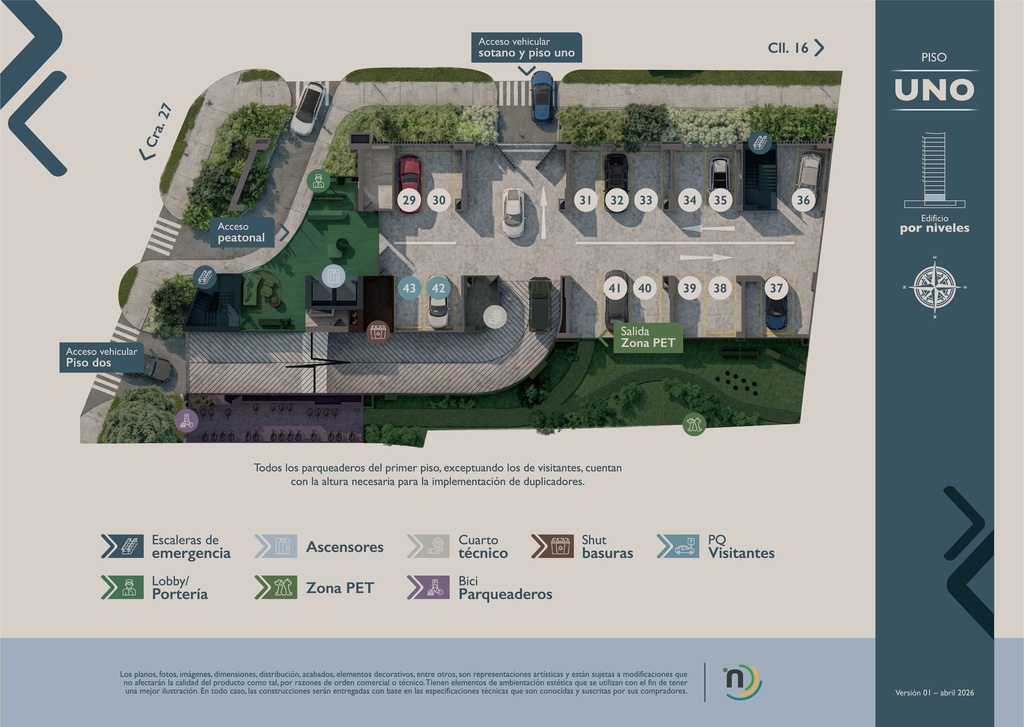 NEXO 14 - Apartamentos en Álamos