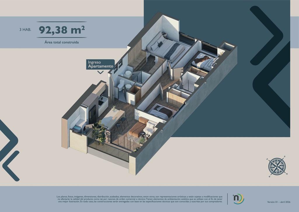 NEXO 14 - Apartamentos en Álamos