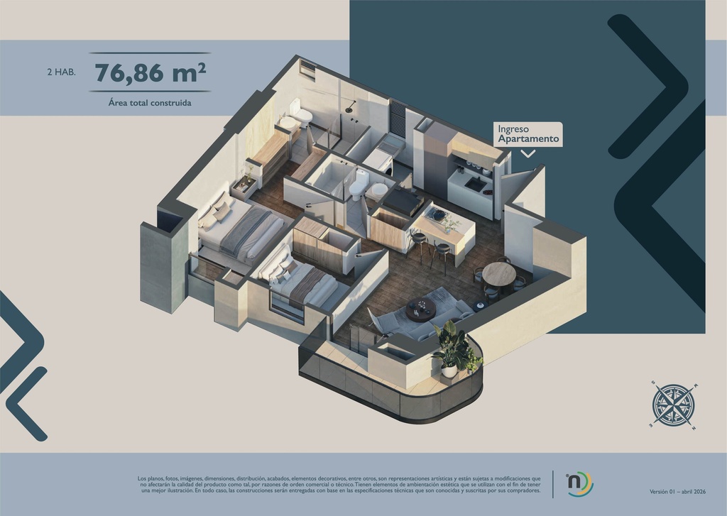 NEXO 14 - Apartamentos en Álamos