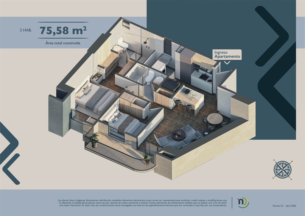 NEXO 14 - Apartamentos en Álamos