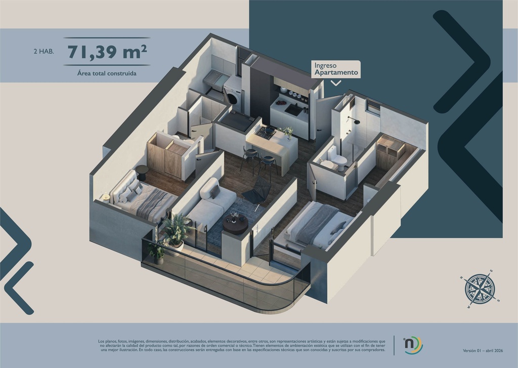 NEXO 14 - Apartamentos en Álamos