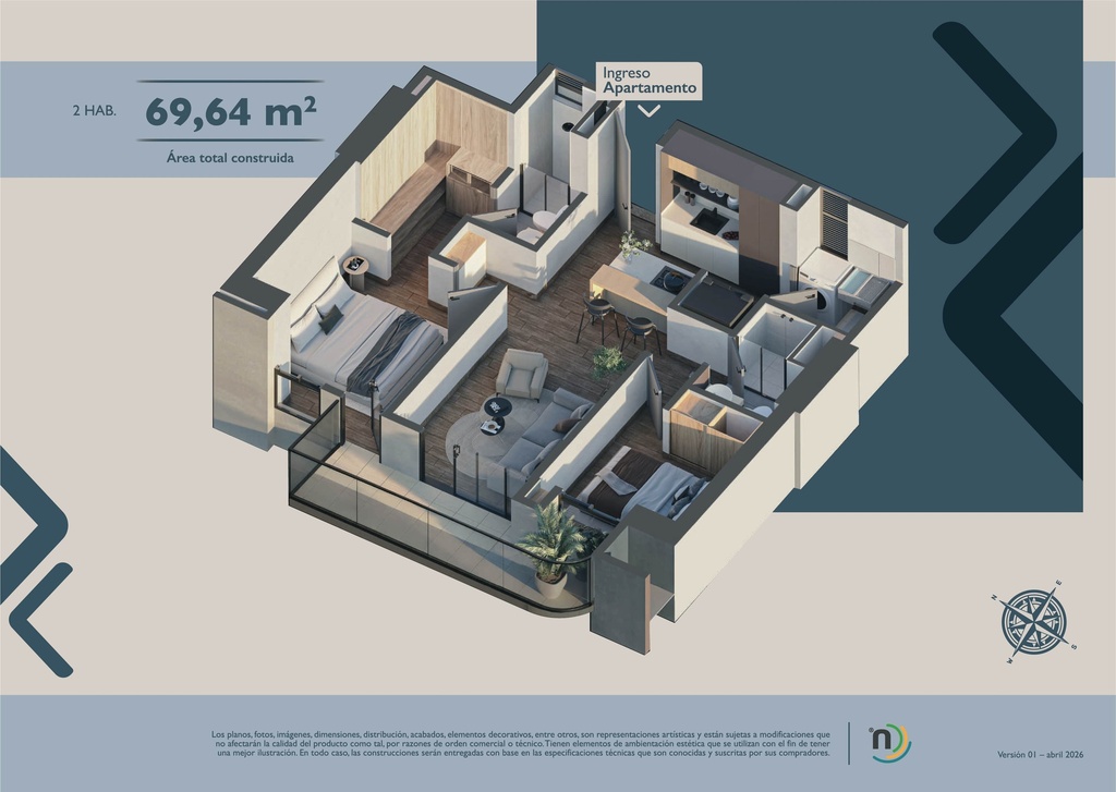 NEXO 14 - Apartamentos en Álamos