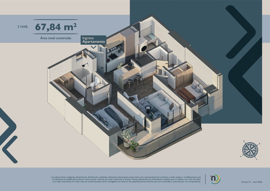 NEXO 14 - Apartamentos en Álamos