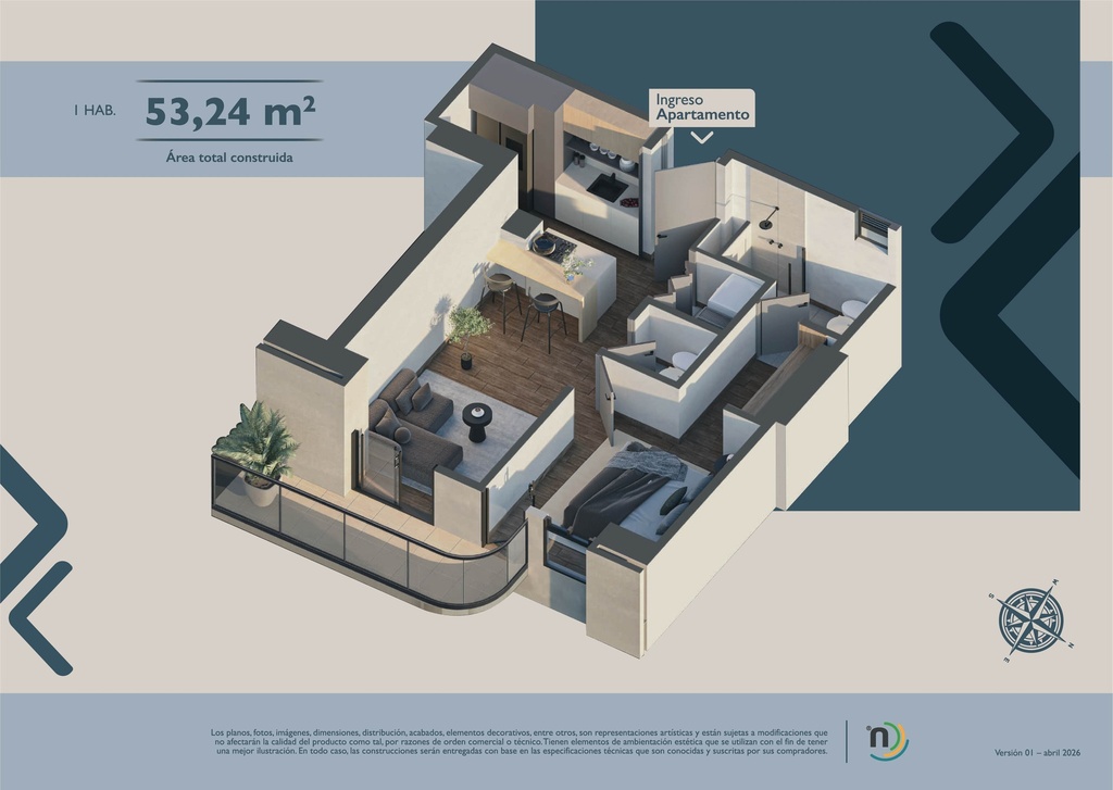 NEXO 14 - Apartamentos en Álamos