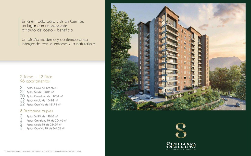 SERRANO - Apartamentos en Cerritos